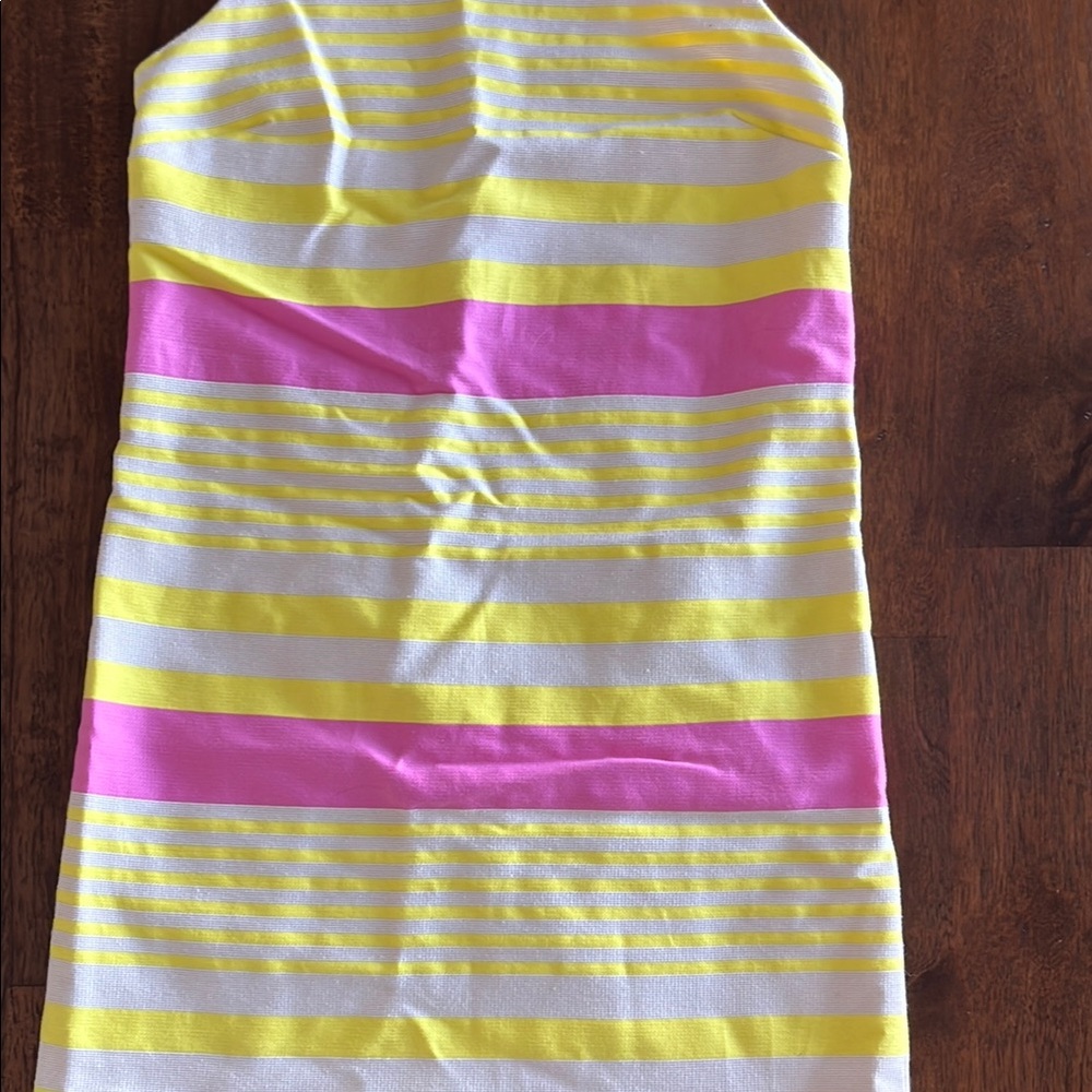 Striped Yellow and Pink Dress